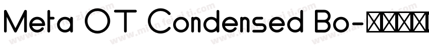 Meta OT Condensed Bo字体转换